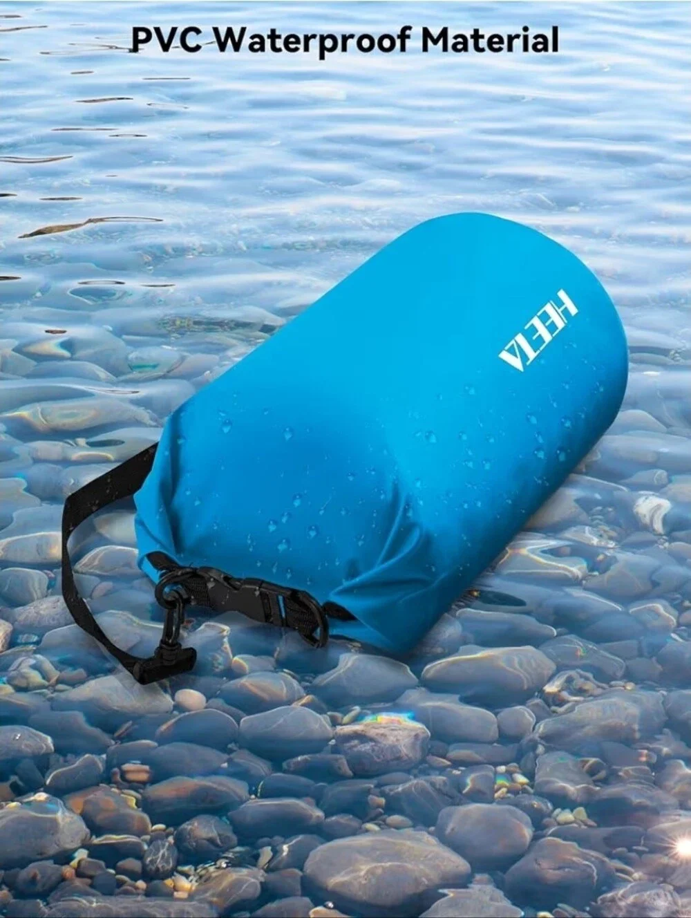 HEETA Waterproof Lightweight Roll Top Dry Bag Multi Size 5L